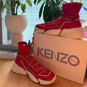 Kenzo Paris K-Sock sneakers Red (with box)